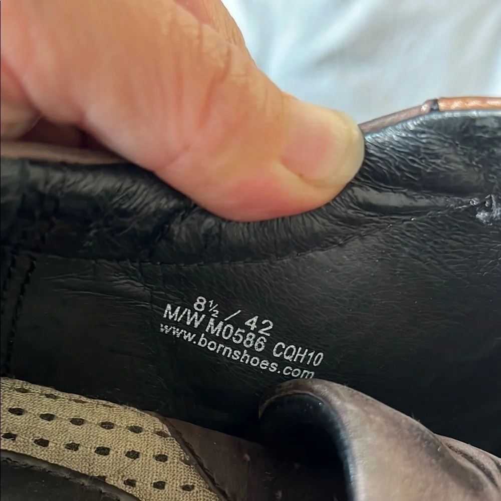 Born Men's Brown and Black Casual Shoes